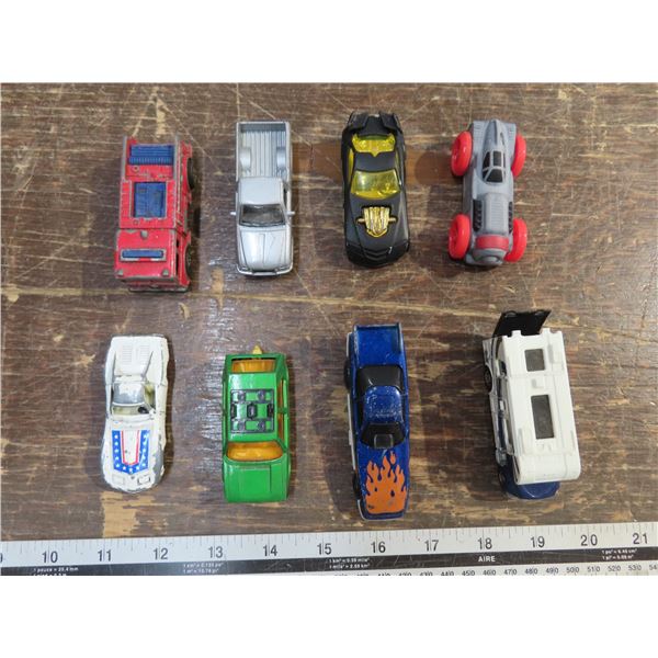 Assorted toy cars