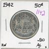 Image 1 : 1942 Canadian Silver 50 cent coin