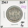 Image 1 : 1943 Canadian Silver 50 cent coin