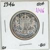 Image 1 : 1946 Canadian Silver 50 cent coin
