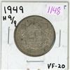 Image 1 : 1949 Canadian Silver 50 cent coin