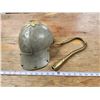 Image 1 : Metal helmet & brass handle?