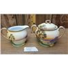 Image 1 : Vintage Nippon Porcelain Hand Painted Cream and Sugar Set