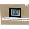 Image 1 : Queen Victoria Jubilee 5 cents stamp mint never used