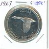 Image 1 : 1967 Canadian Silver dollar