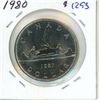 Image 1 : 1980 Canadian nickel dollar