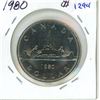 Image 1 : 1980 Canadian nickel dollar