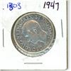 Image 1 : 1947 Canadian silver 50 cent coin