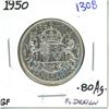 Image 1 : 1950 Canadian silver 50 cent coin