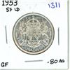 Image 1 : 1953 Canadian silver 50 cent coin