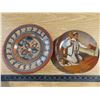 Image 1 : Mexican pottery plate and 1854 american oldest knowl's plate