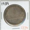 Image 1 : 1939 "Parliament" Canadian silver dollar