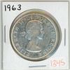 Image 1 : 1963 Canadian silver voyageur dollar