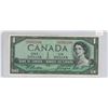 Image 1 : 1954 Canadian 1 dollar bill - Beattie/Coyne - N/L 9585168