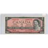 Image 1 : 1954 Canadian 2 dollar bill - Beattie/Rasminsky - Y/U 0946723