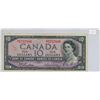 Image 1 : 1954 Canadian 10 dollar bill - Beattie/Rasminsky - N/T 5737886