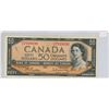 Image 1 : 1954 Canadian 50 dollar bill - Beattie/Rasminsky - B/H 7838036