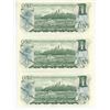 Image 3 : 5 - 1973 Canadian sequential 1 dollar bills - Lawson/Bouey - AC 1237072-76