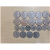 Image 4 : lot of US coins - 25 cents, 10 cents, 5 cents
