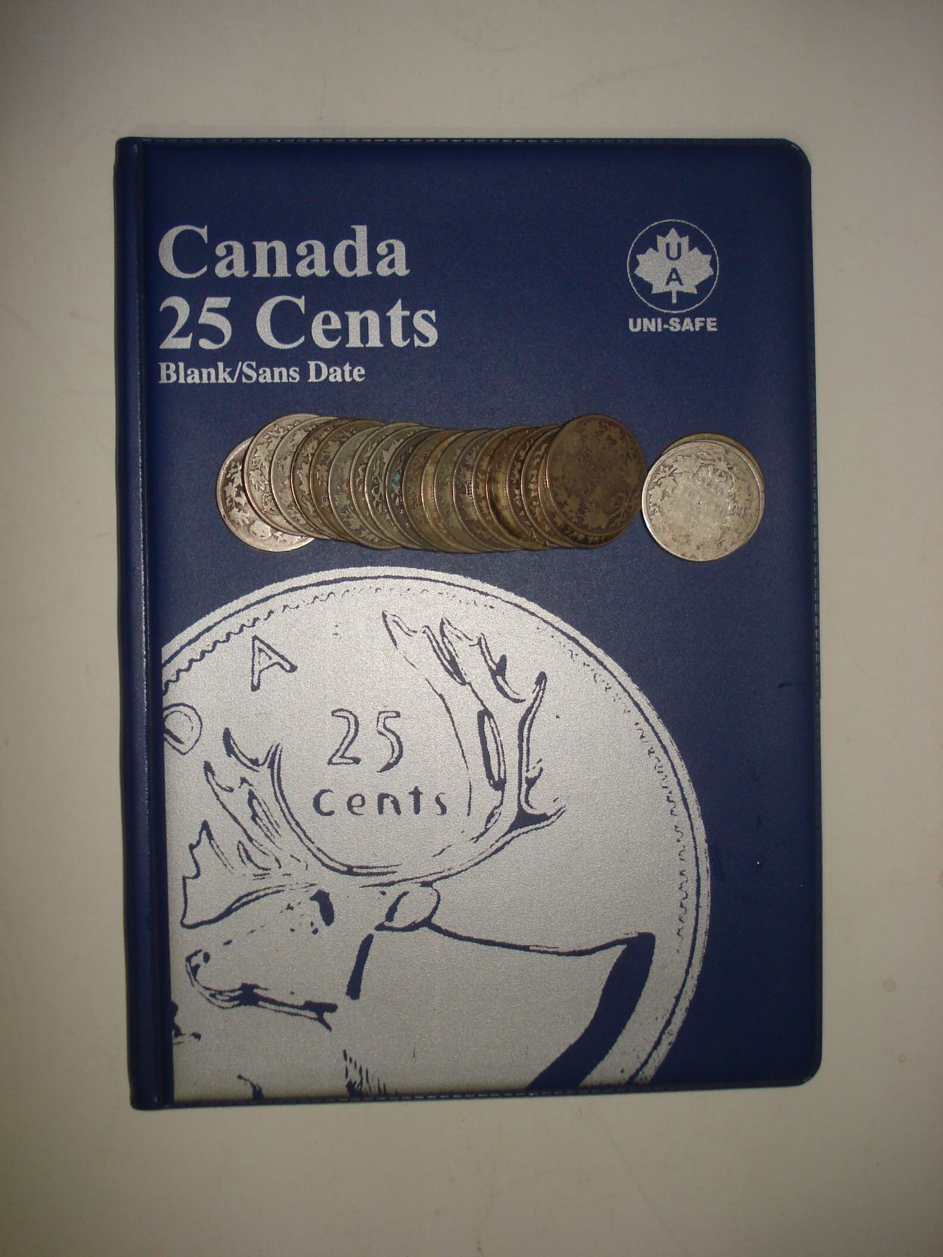 Silver Rounds Collection Book Silver/Nickel 25¢ Collection Book with 22 Silver coins