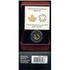 Image 2 : 2015 1/25 oz .9999 Fine Gold Coin "Flag, Maple Leaf" Tax exempt