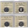 Image 1 : 25¢ ICCS Lot of 4 pcs