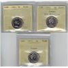 Image 1 : PL Group Lot 5¢ 1964-1965-1971 PCCS PL64-66 (Professional Coin Certification System) 3 Pcs
