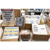 LOT: 75+ ENSEIGNES ASSTORTIES
