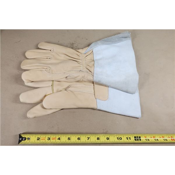 PAIRE GANTS DE SOUDAGE, CUIR FLEUR DE VACHE, TAILLE MED NATPRO 7-951060-1