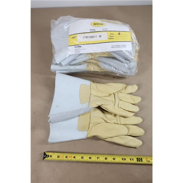 PAIRE GANTS DE SOUDAGE, CUIR FLEUR DE VACHE, TAILLE MED NATPRO 7-951060-1