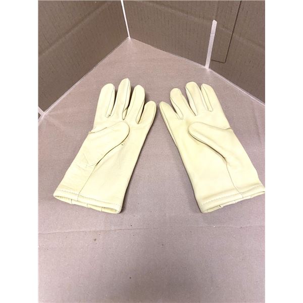 PAIRE GANTS GANTS DE STYLE CONDUCTEUR, PETIT, PAUME EN CUIR FLEUR DE VACHE, MOLLETON NATPRO 7-67260