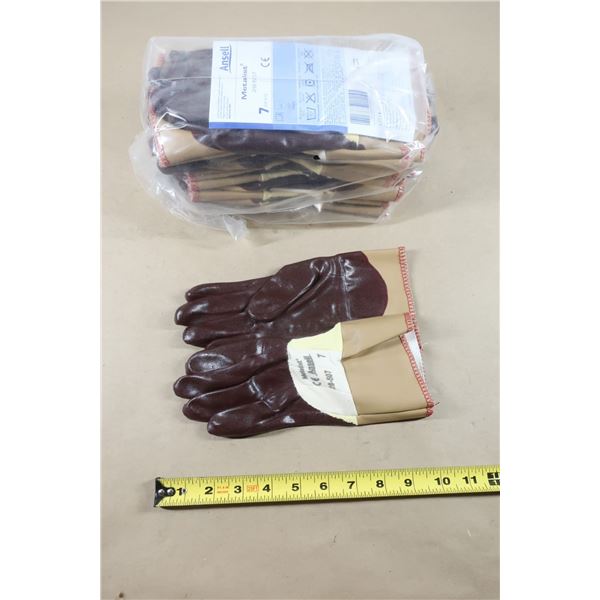 LOT: 48 PAIRE GANTS RÉSISTANTS AUX COUPURES TAILLE 7 REVÊTEMENT NITRILE ENVELOPPE EN KEVLAR ANSELL 2
