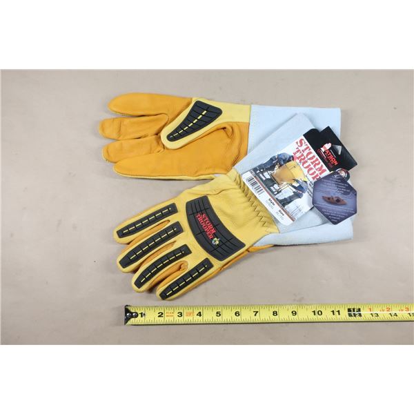PAIRE DE GANTS 5782G STORM TROOPER, T-GRAND, PAUME EN CUIR FLEUR DE VACHE