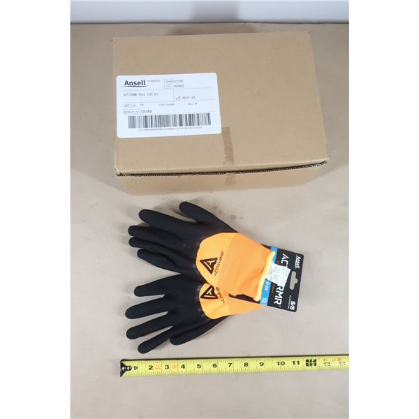 BTE DE 6 PAIRES DE GANTS ENDUITS ACTIVARMR 97-011, GR:8 , RÊVETEMENT NITRILE, CALIBRE 10, ENVELOPPE 