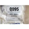 Image 2 : PKG DE 100 QRP QUALATRILE XC Q095 GANTS PETIT BLANCS À USAGE UNIQUE POUR SALLES BLANCHES - CLASSE IS