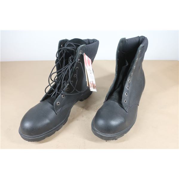 BOTTES DE TRAVAIL ROYER CUIRE NOIRE 11
