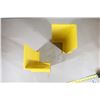 Image 2 : PROTECTEURS POUR MONTANTS, ACIER, 7" LA X 7" P X 12" H, JAUNE SÉCURITÉ