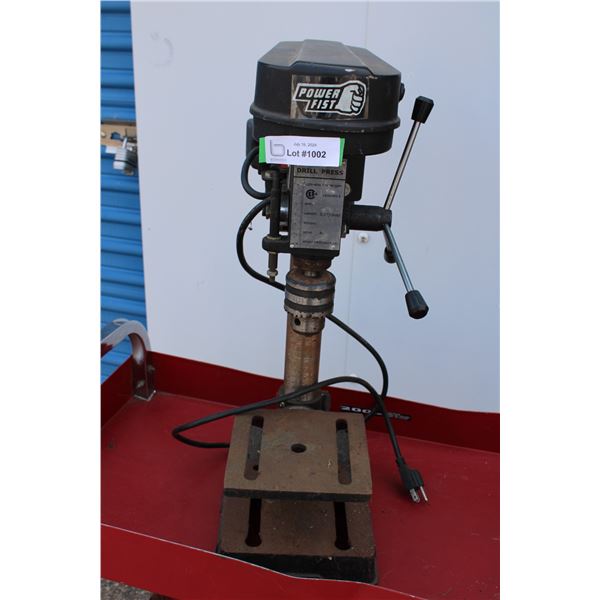 **Power Fist Bench Drill Press