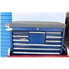 Image 1 : **Blue Shop Toolbox with Contents - 26" x 12" x 19"