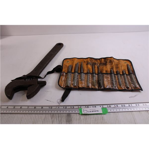 Chisels and Crescent Wrench