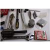 Image 3 : Assorted Drill Bits, Wrench, Assorted Tools