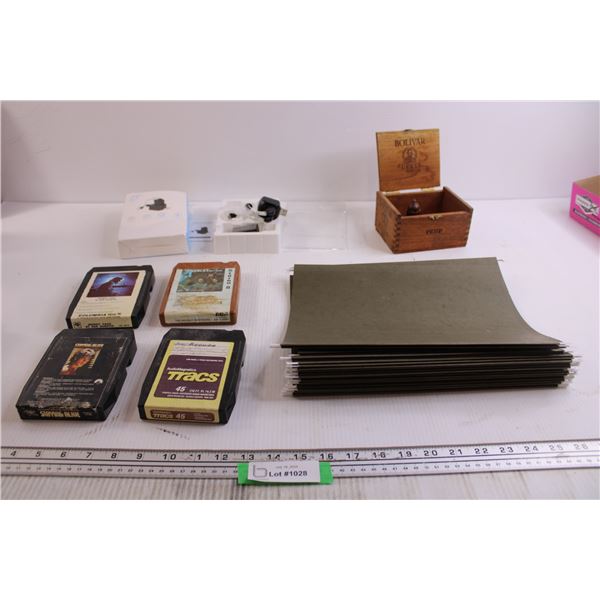 (4) 8-Tracks, Hearing Amplifiers - Untested and As Is, Misc.