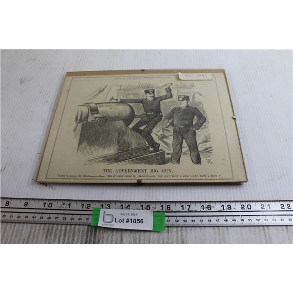 The Government Big Guy Panel 1889 - 11" x 8 1/2"