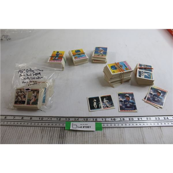 1989 OPC Baseball Gum Cards, Assorted Baseball Cards