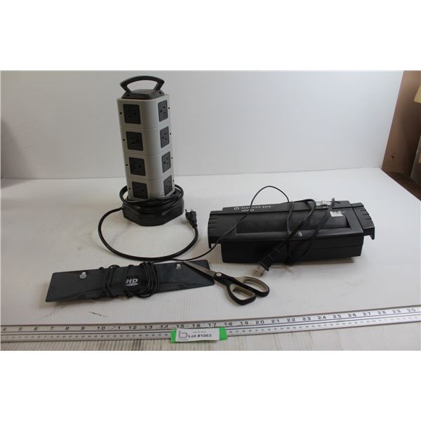 Power Bar, Paper Shredder - Both Untested