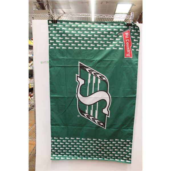 Pilsner Saskatchewan Roughriders Flag
