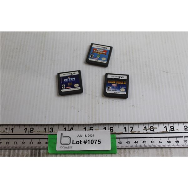 (3) Nintendo DS Games - Untested