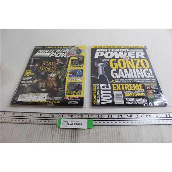 (2) Nintendo Power Magazines