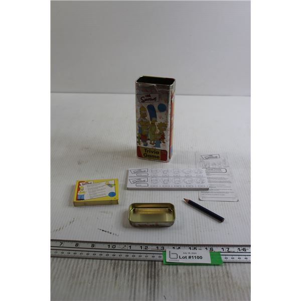 The Simpsons Trivia Game - As Is