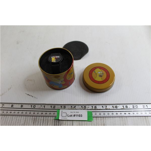 The Simpsons Homer D'Oh! Watch - Untested